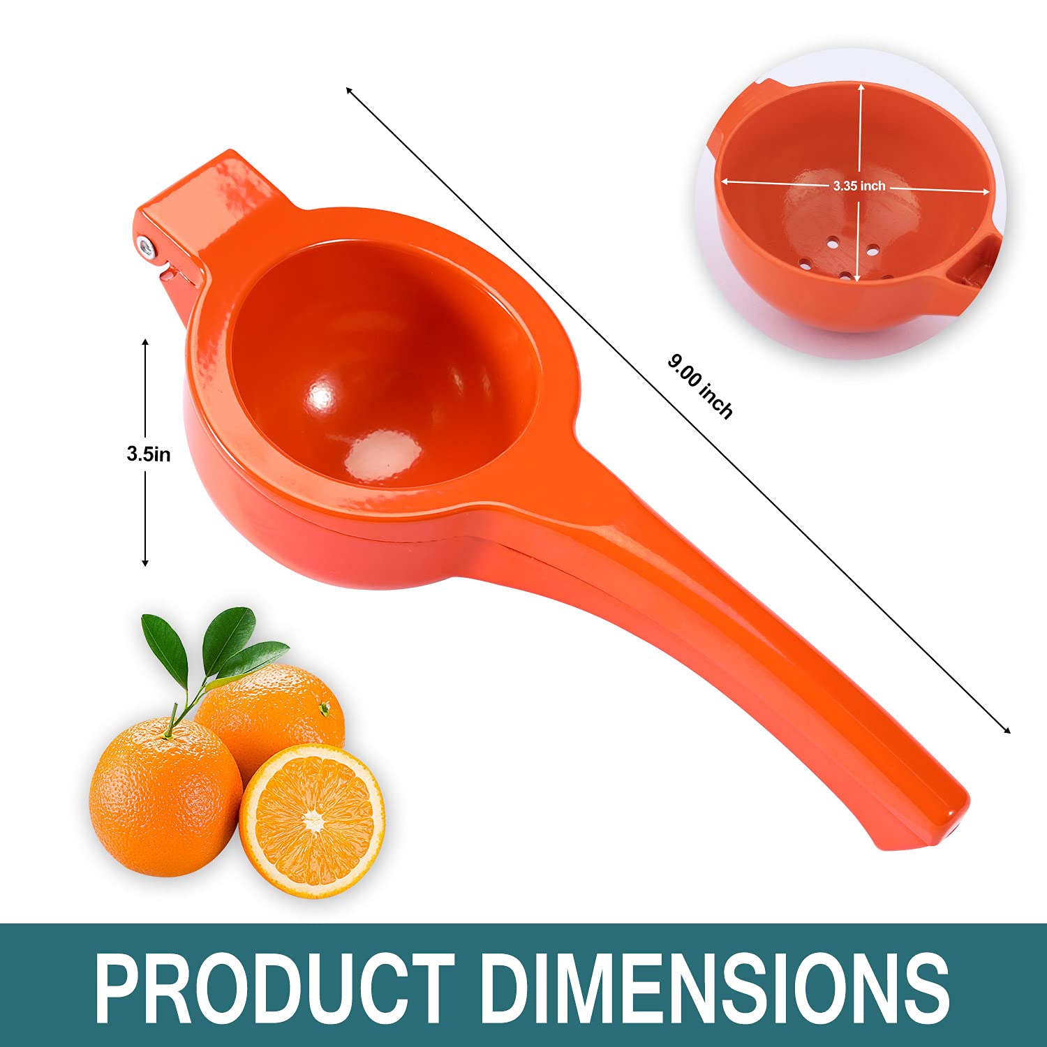 Manual Juicer Citrus Lemon Squeezer, Fruit Juicer Lime Press Metal