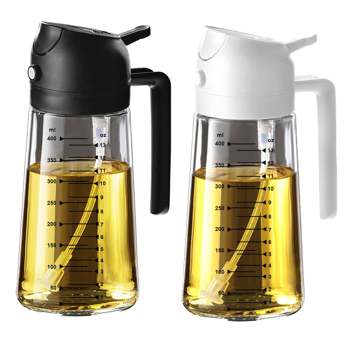 TrendPlain 16oz/470ml Glass Olive Oil Sprayer for Cooking