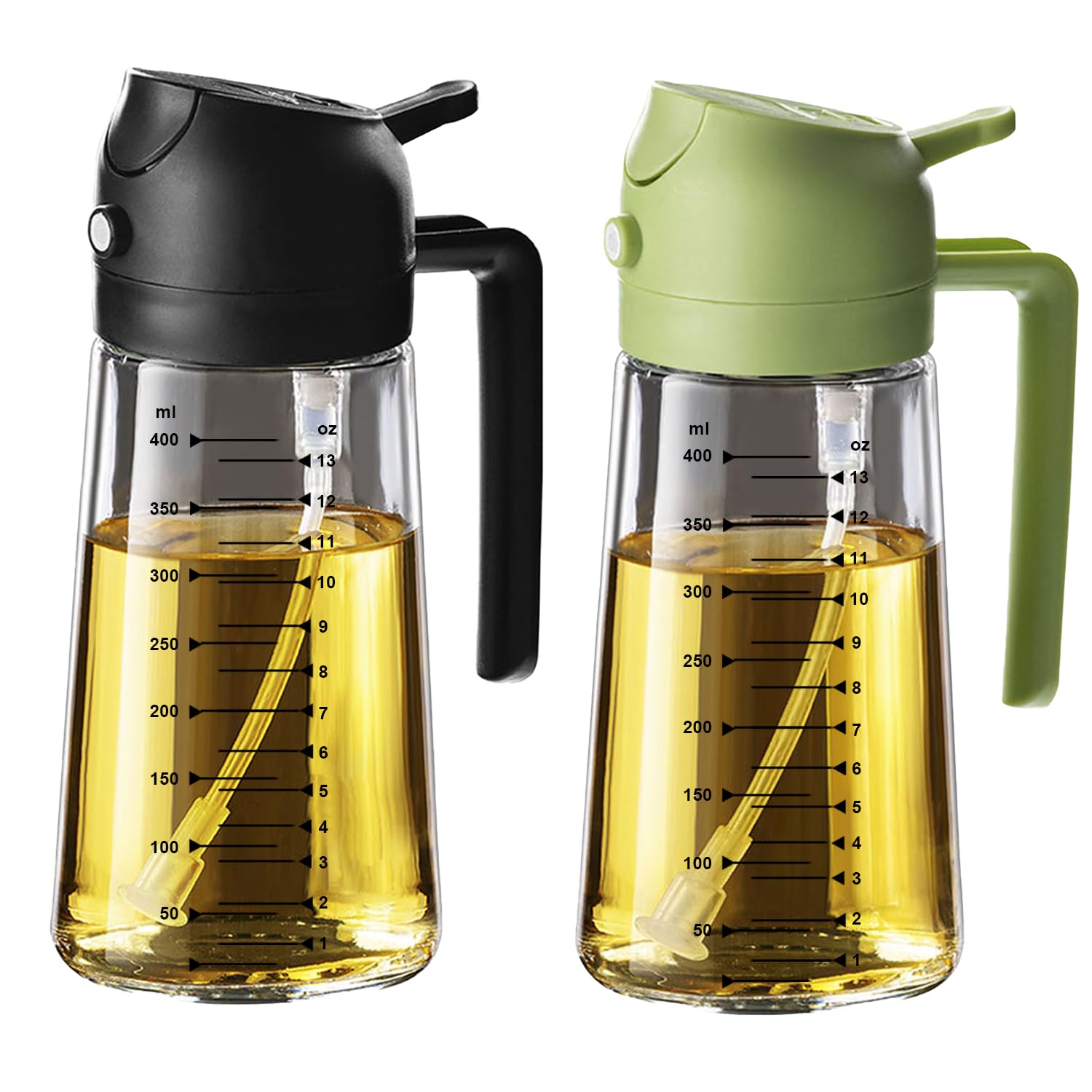 TrendPlain 16oz Glass Olive Oil Sprayer for Cooking