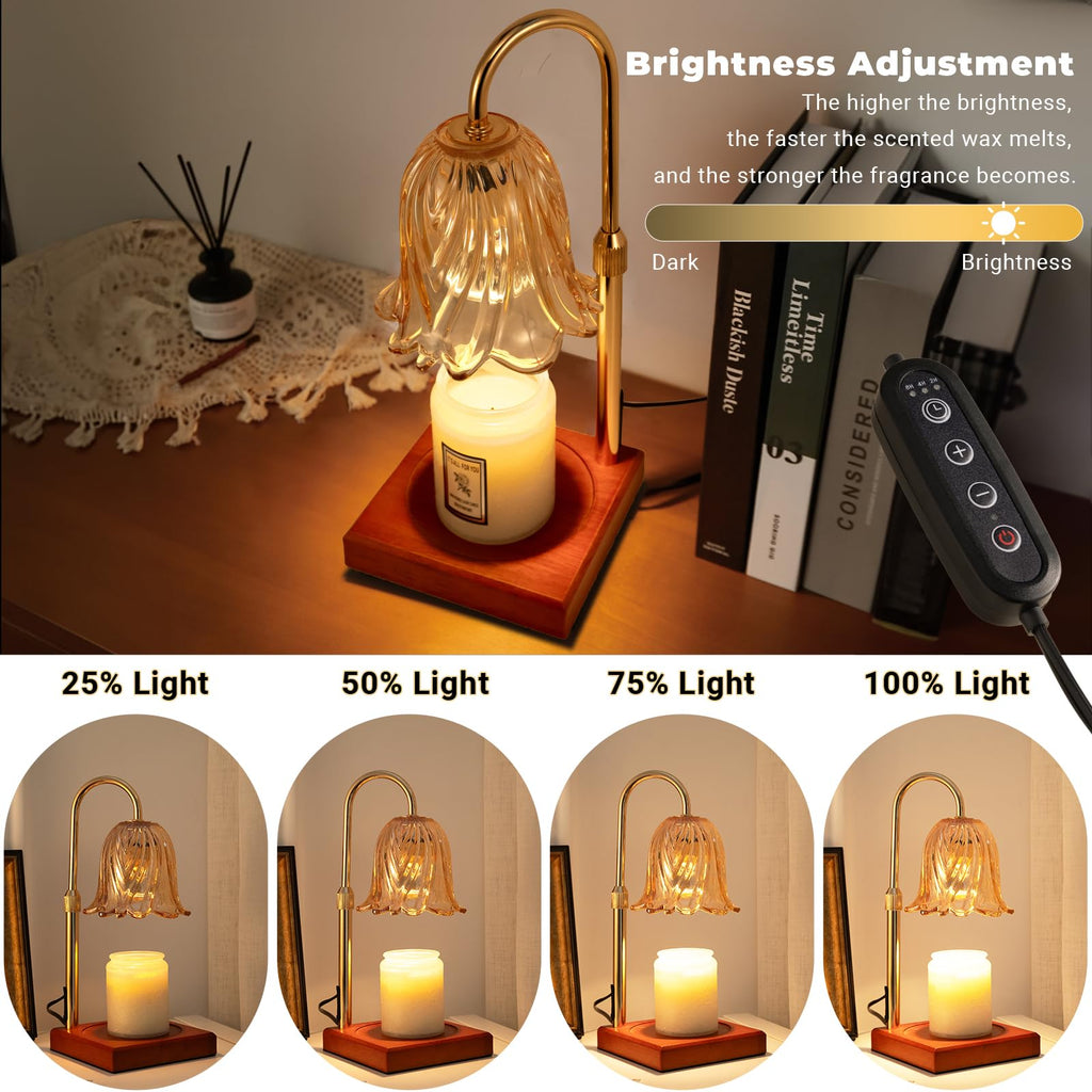 GODONLIF Candle Warmer Lamp - Dimmable & Timer