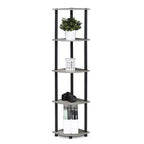 Furinno Turn-N-Tube 5 Tier Corner Display for Any Room