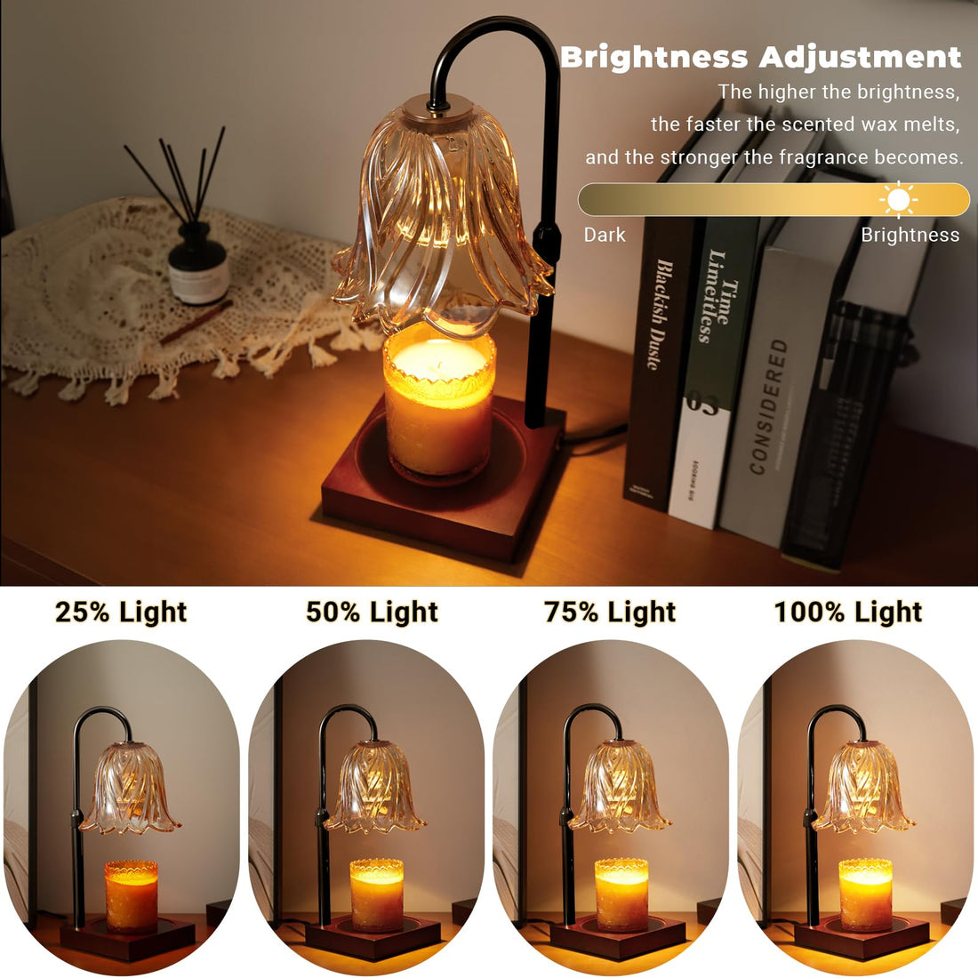 GODONLIF Candle Warmer Lamp with Timer Dimmable