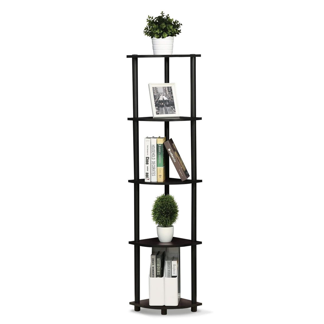 Furinno Turn-N-Tube 5 Tier Corner Display
