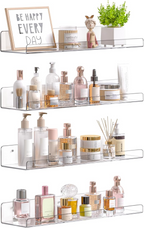 Clear Acrylic Wall Shelves – 15 Inch Display Shelf