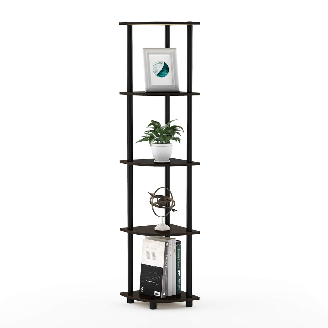 Furinno Turn-N-Tube 5 Tier Corner Display