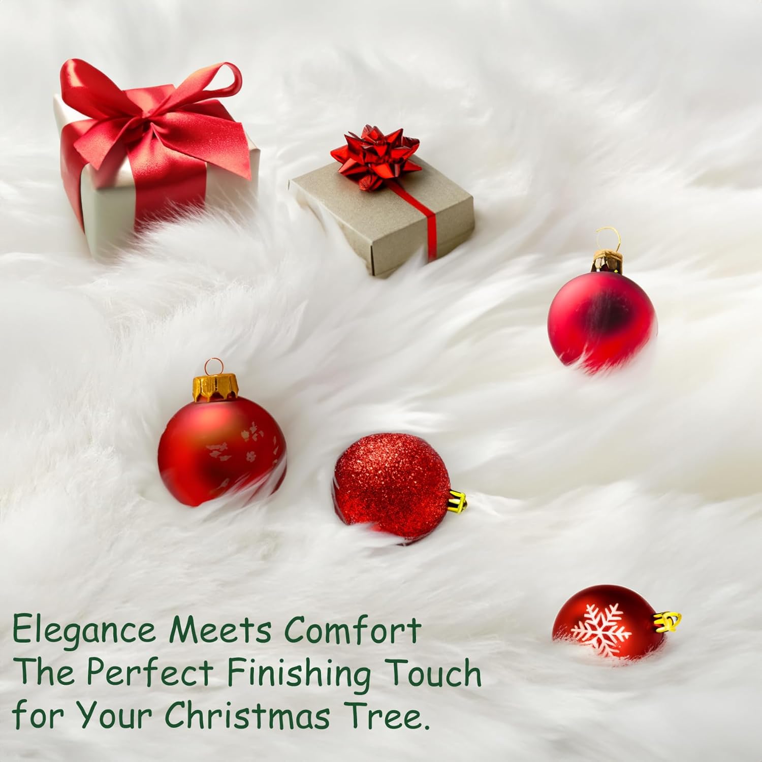 Shaggy Furry Christmas Gnome Plush Decoration