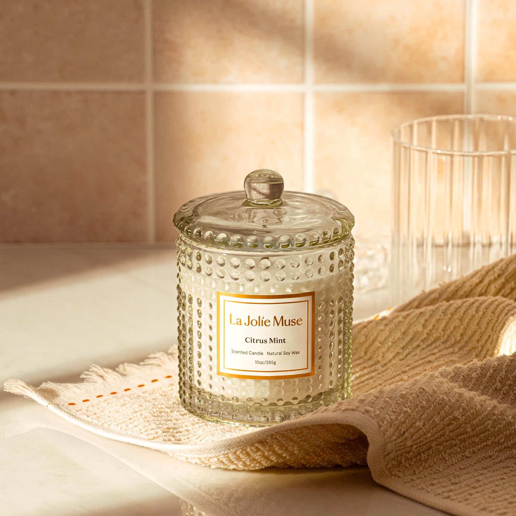 Amber Bergamot & Clove Fall Scented Candle – 10 oz