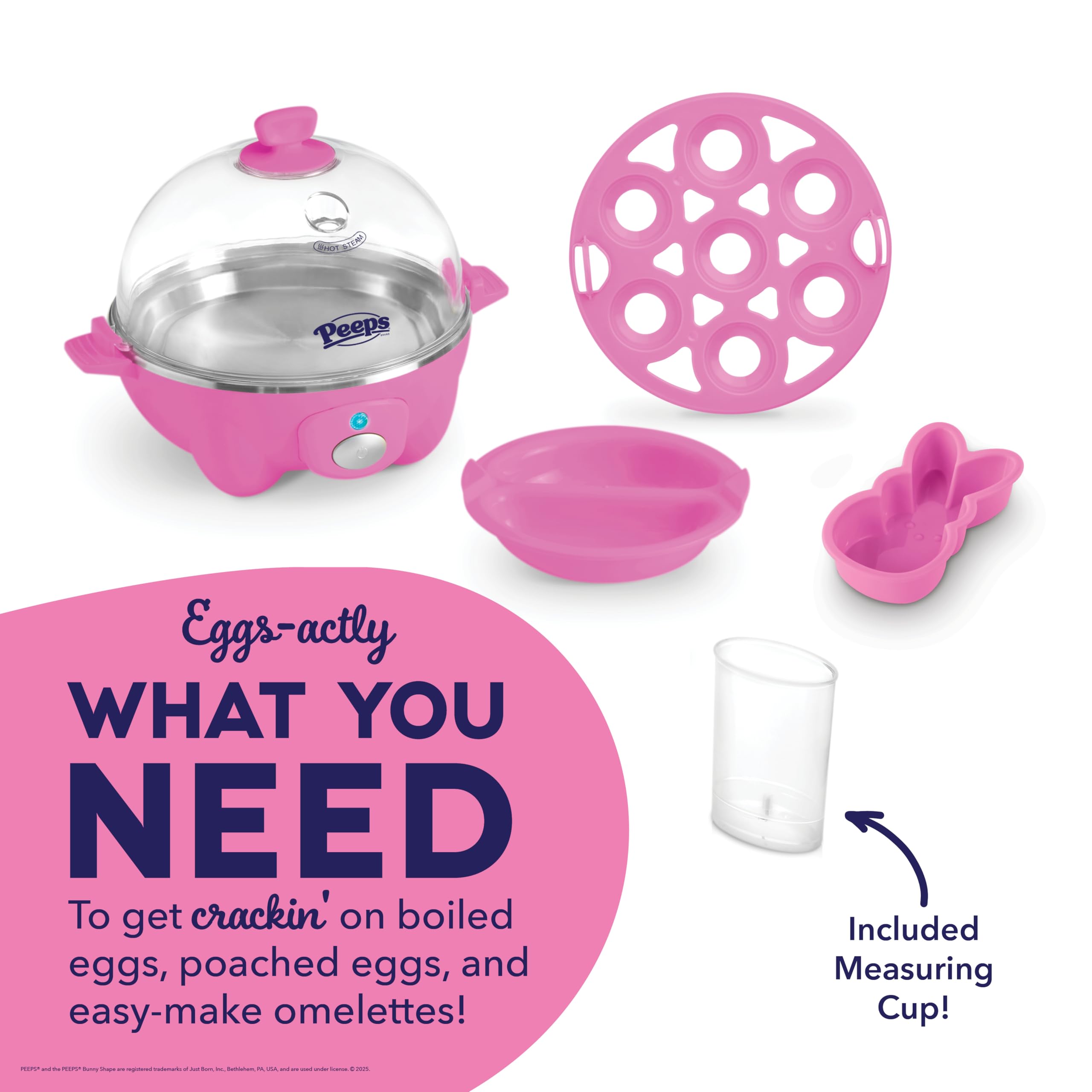 DASH Rapid Egg Cooker: 7 Egg Capacity Electric Egg Cooker for Hard Boiled Eggs