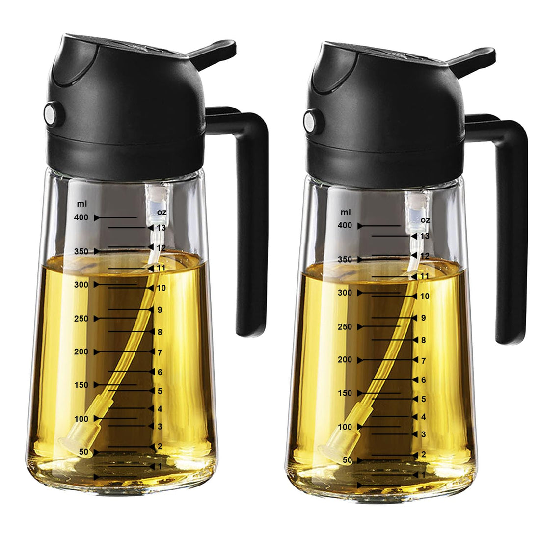 TrendPlain 16oz/470ml Glass Olive Oil Sprayer for Cooking