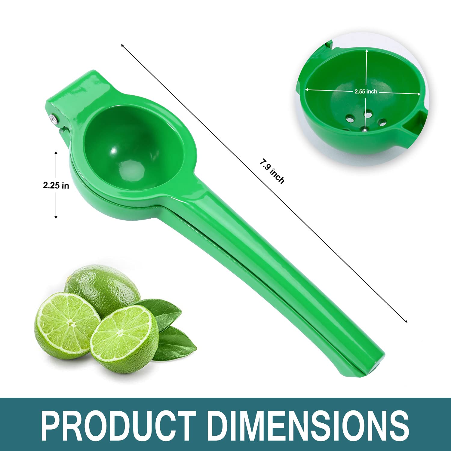 Manual Juicer Citrus Lemon Squeezer, Fruit Juicer Lime Press Metal