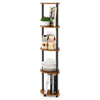 Furinno Turn-N-Tube 5 Tier Corner Display for Any Room