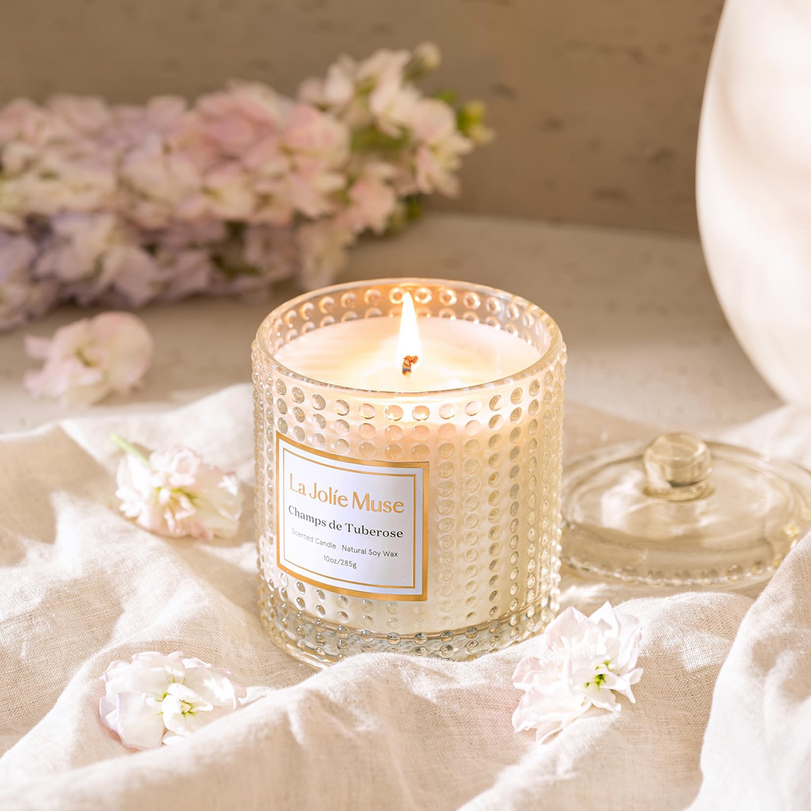 LA JOLIE MUSE Fall Candle | Sahara Amber Candles – Bergamot