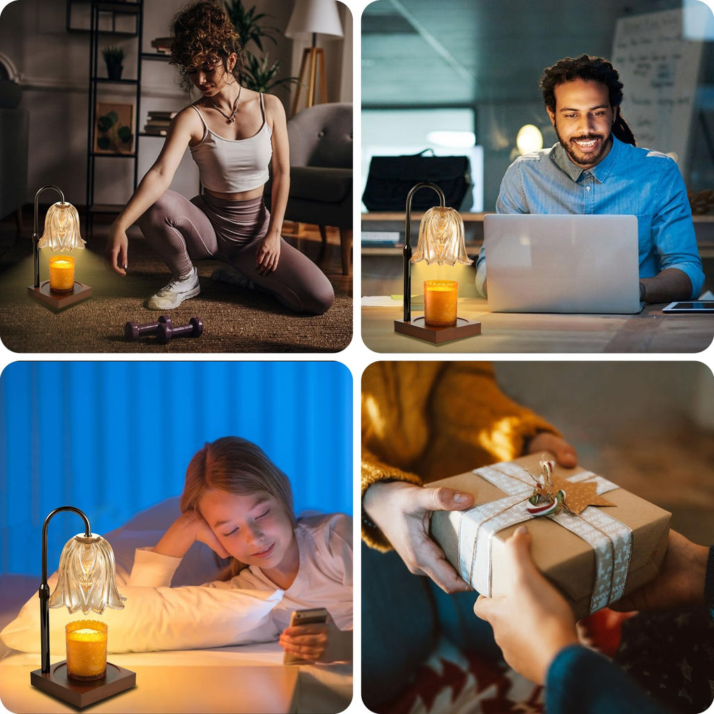 GODONLIF Candle Warmer Lamp - Dimmable & Timer