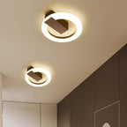 Postmodern LED Round Ceiling Light – Nordic Entryway Style