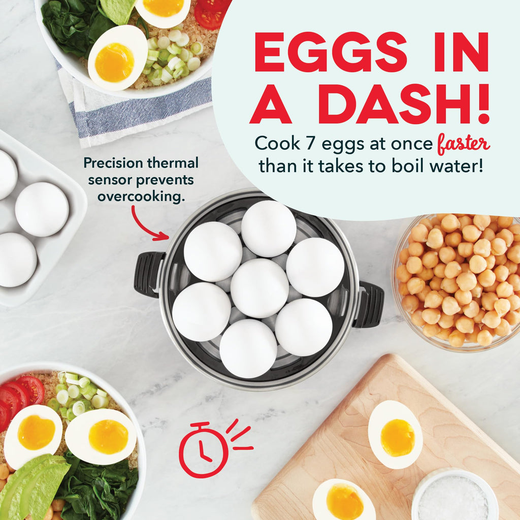 Dash Rapid Egg Cooker – 7-Egg Capacity, Electric