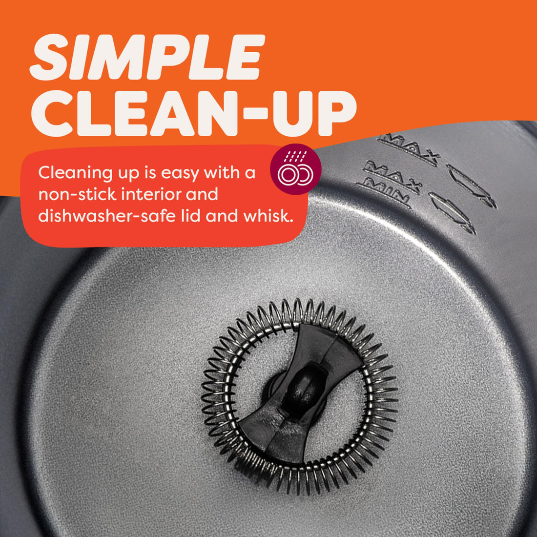 Instant Pot Milk Frother, 4-in-1 Electric Milk Steamer 500W, Black