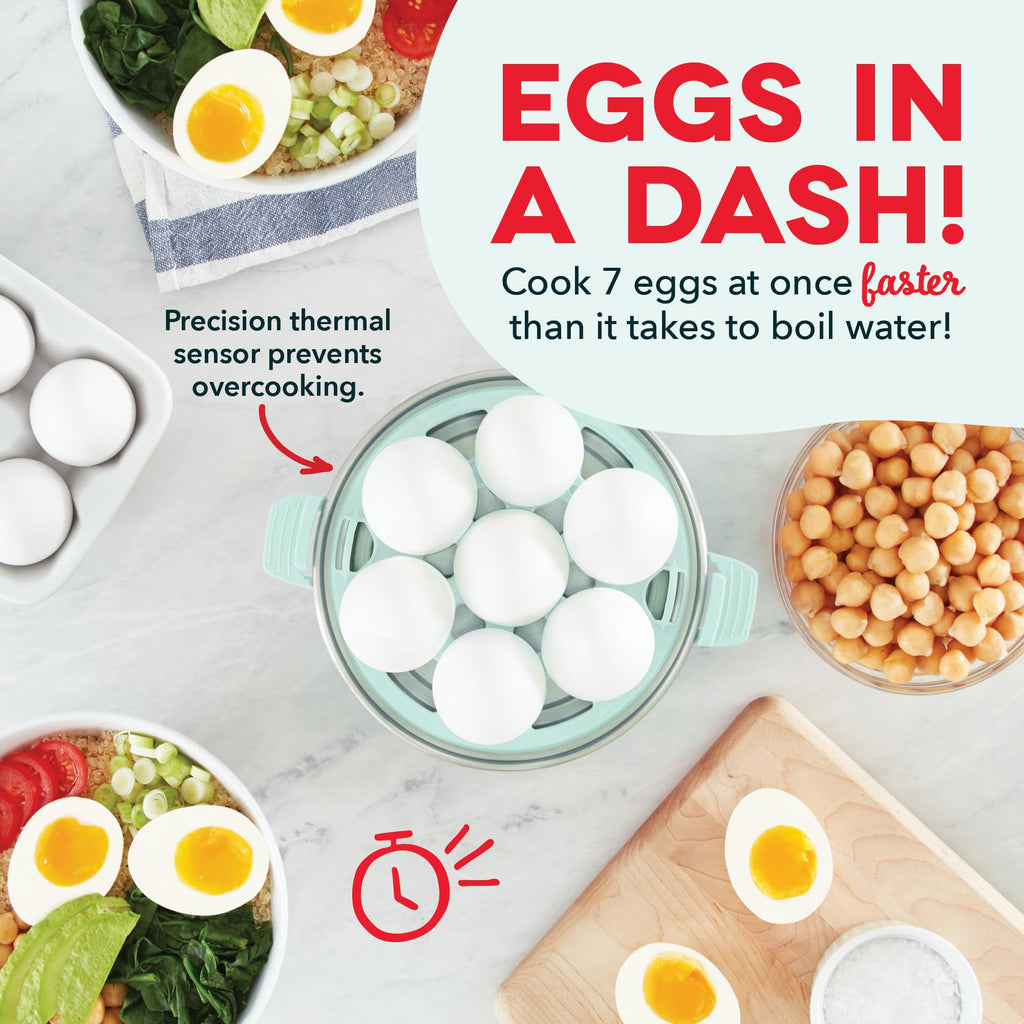 Dash Rapid Egg Cooker – 7-Egg Capacity, Electric