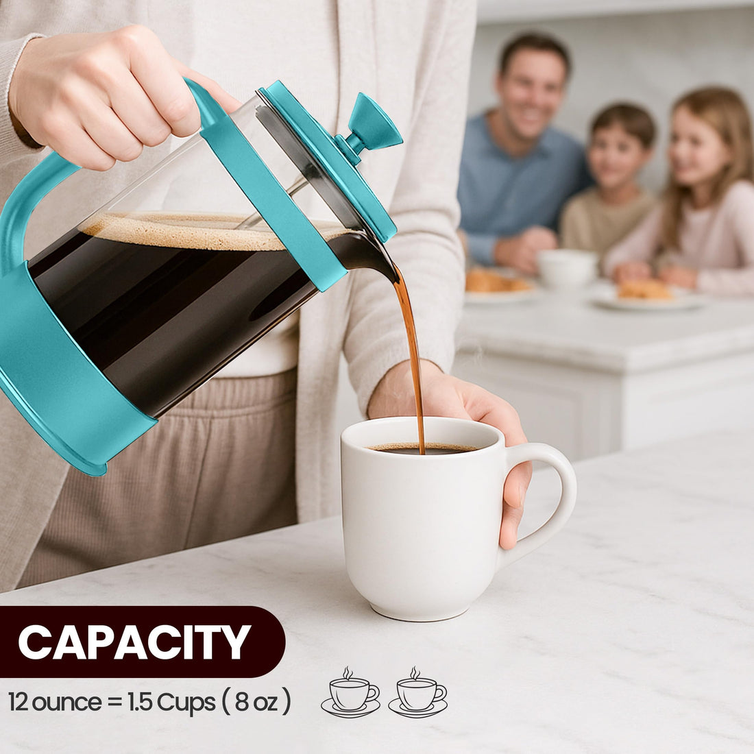 Utopia Kitchen 34 Ounce 1 Liter French Press Coffee Maker