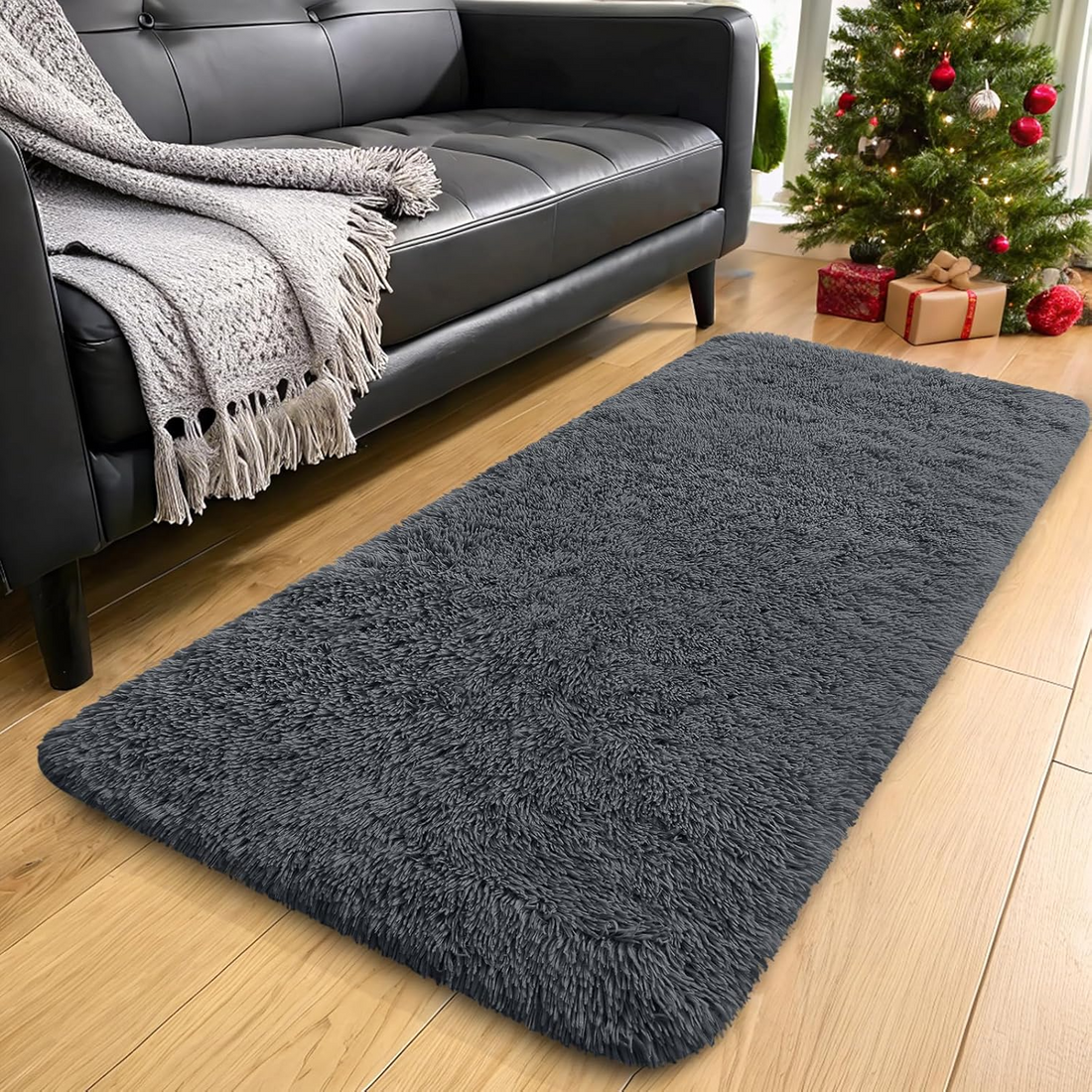 Soft Fluffy Shaggy Bedside Rugs