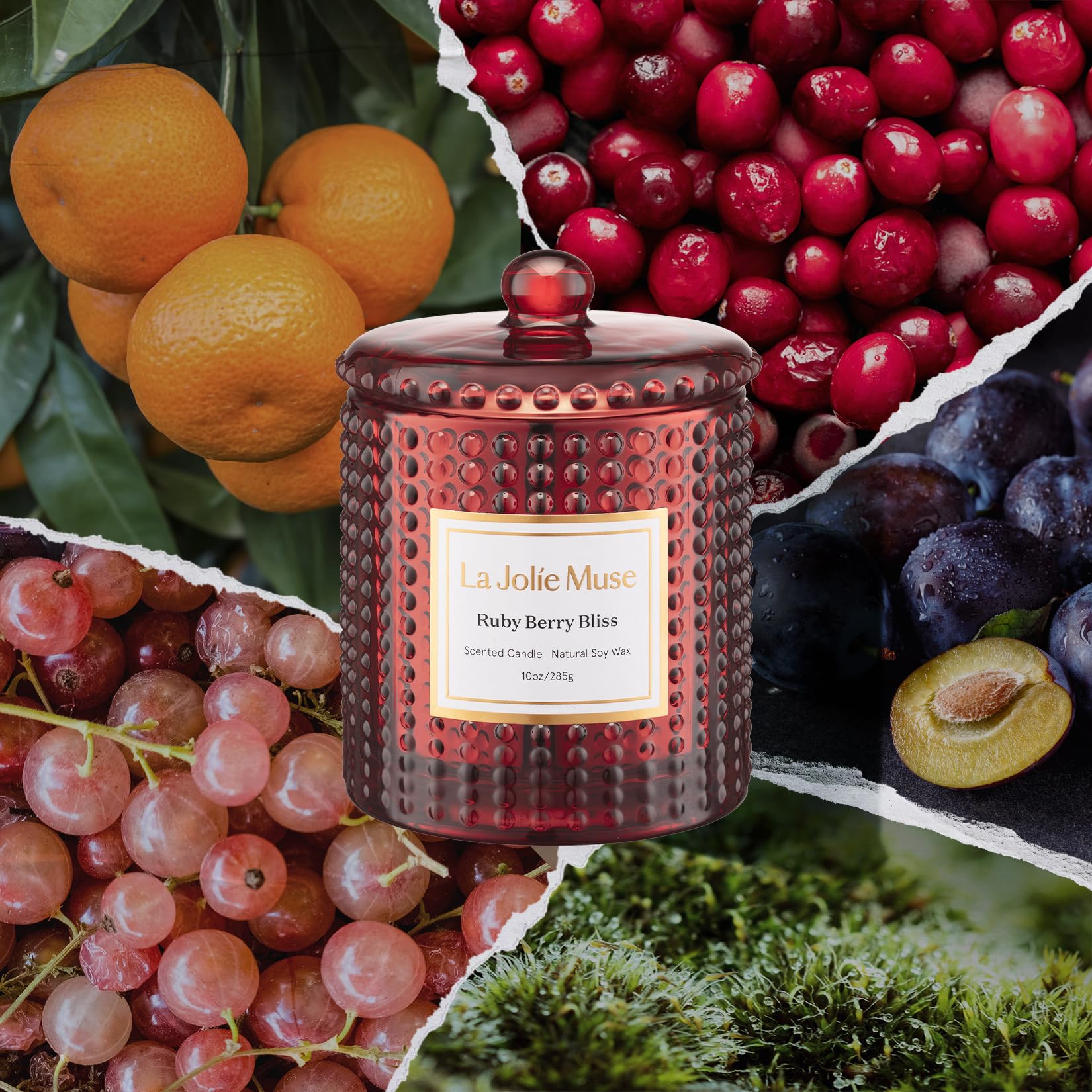 LA JOLIE MUSE Fall Candle | Sahara Amber Candles – Bergamot