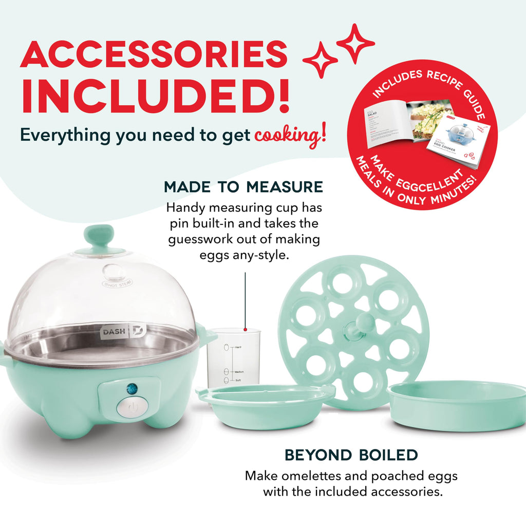 Dash Rapid Egg Cooker – 7-Egg Capacity, Electric