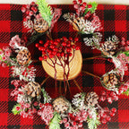 20 Pack Artificial Red Berry Picks for Christmas Decor