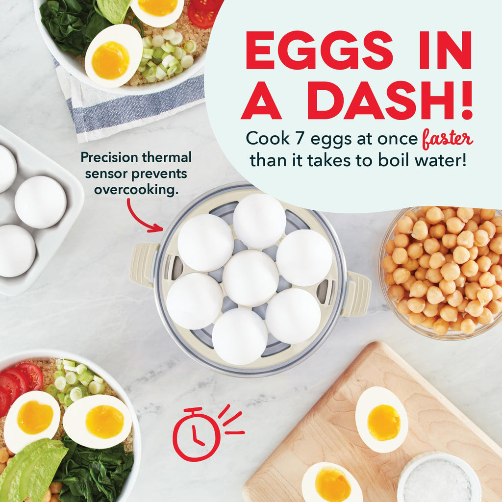 Dash Rapid Egg Cooker – 7-Egg Capacity, Electric