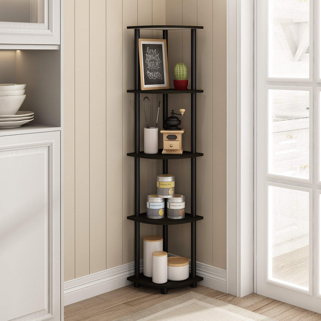 Furinno Turn-N-Tube 5 Tier Corner Display for Any Room