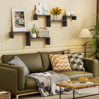 Floating Wood Wall Shelves for Bathroom, Kitchen & Decor