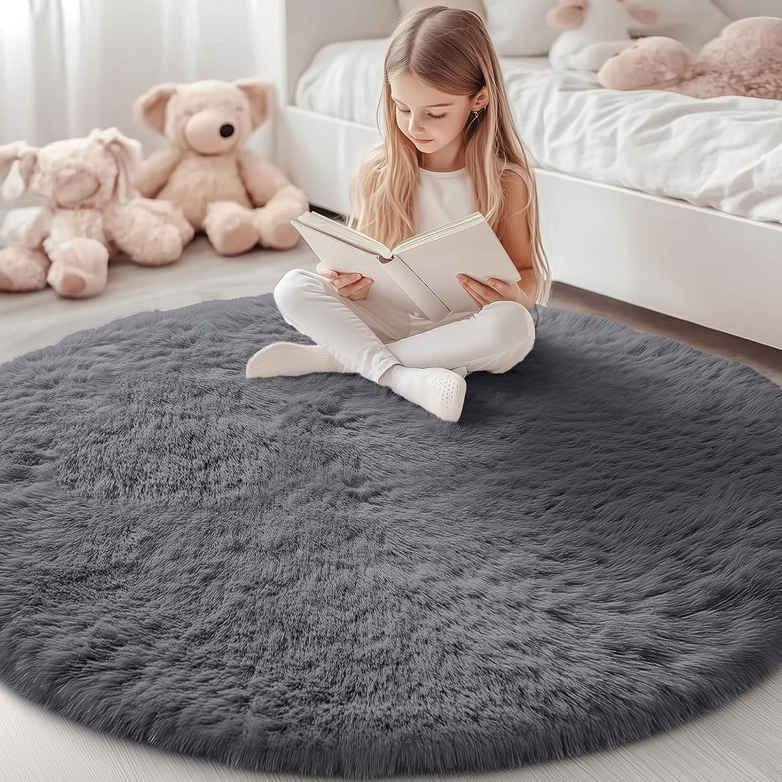 Soft Fluffy Shaggy Bedside Rugs
