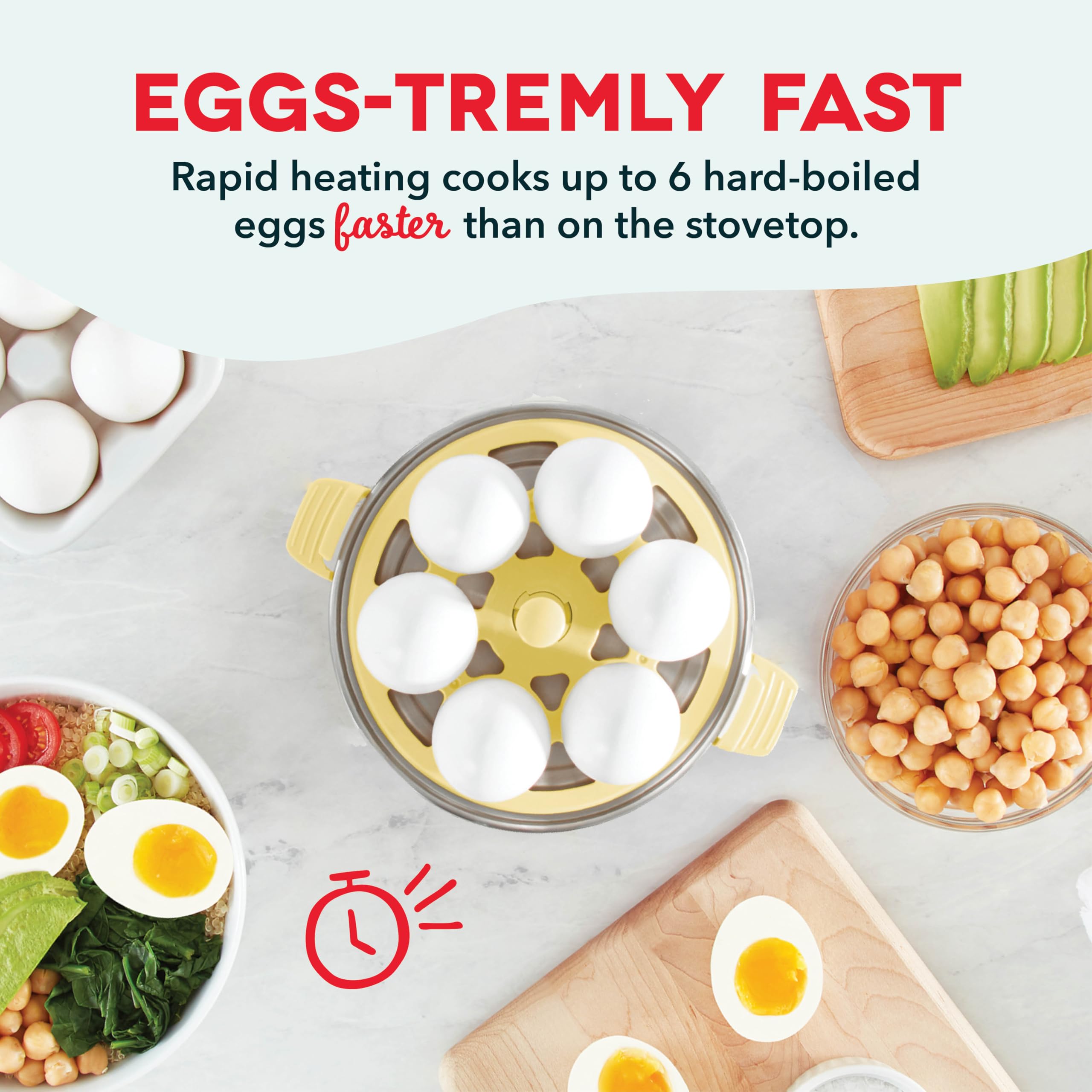 DASH Rapid Egg Cooker: 7 Egg Capacity Electric Egg Cooker for Hard Boiled Eggs