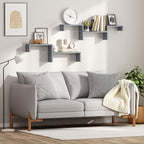 Floating Wood Wall Shelves for Bathroom, Kitchen & Decor