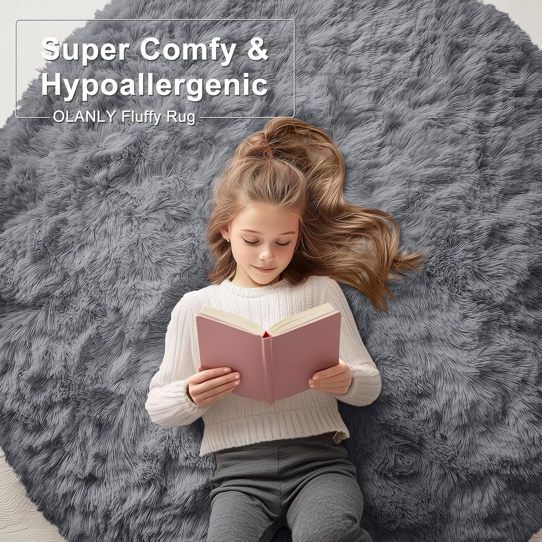 Soft Fluffy Shaggy Bedside Rugs