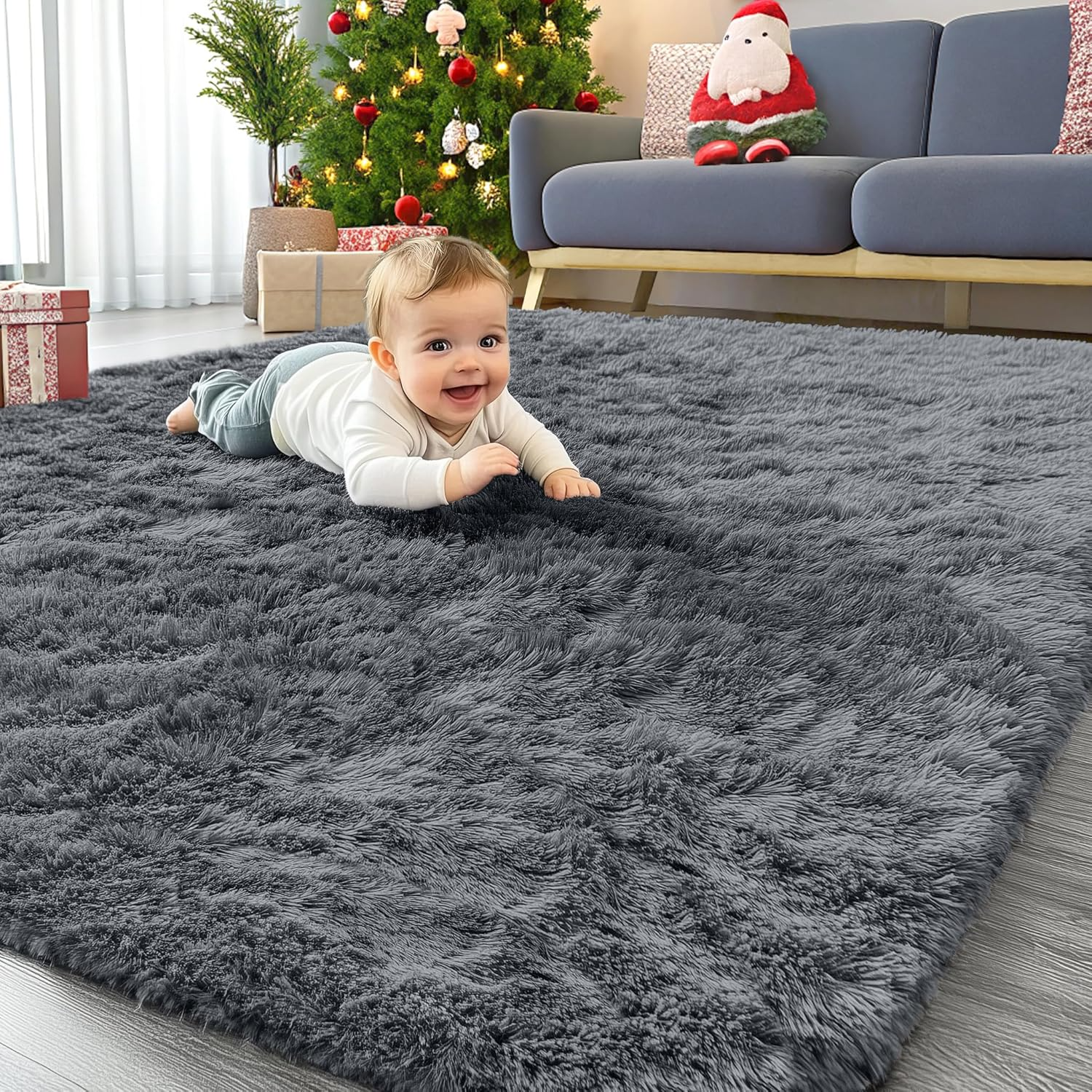 Soft Fluffy Shaggy Bedside Rugs