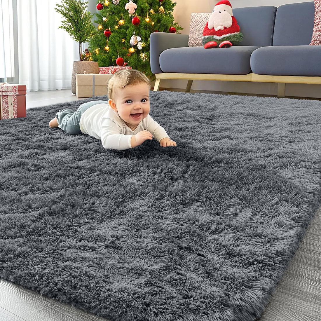 Soft Fluffy Shaggy Bedside Rugs