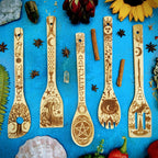 Five Elements Bamboo Large Kitchen Utensils Set