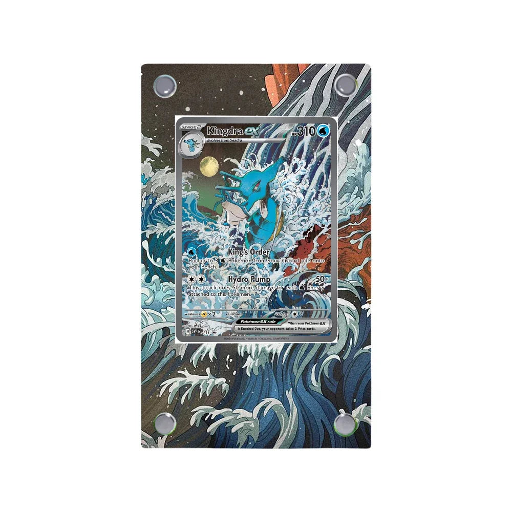 Pokemon Self-Made Acrylic Cartoon Anime Peripheral Articuno Mewtwo Charizard Gengar Wobbuffet Psyduck Kingdra Card Display Stand