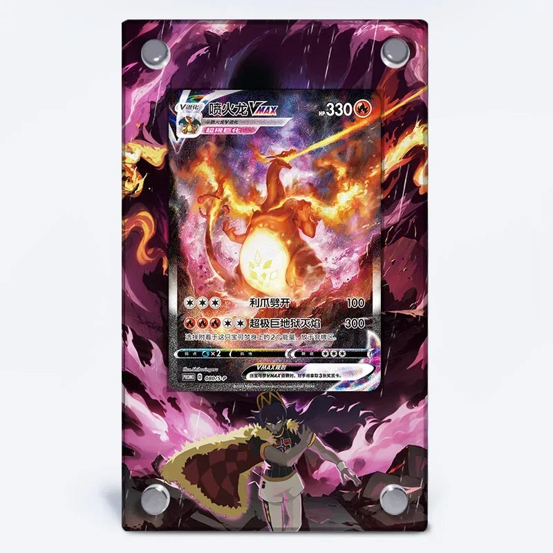 Pokemon Self-Made Acrylic Cartoon Anime Peripheral Articuno Mewtwo Charizard Gengar Wobbuffet Psyduck Kingdra Card Display Stand