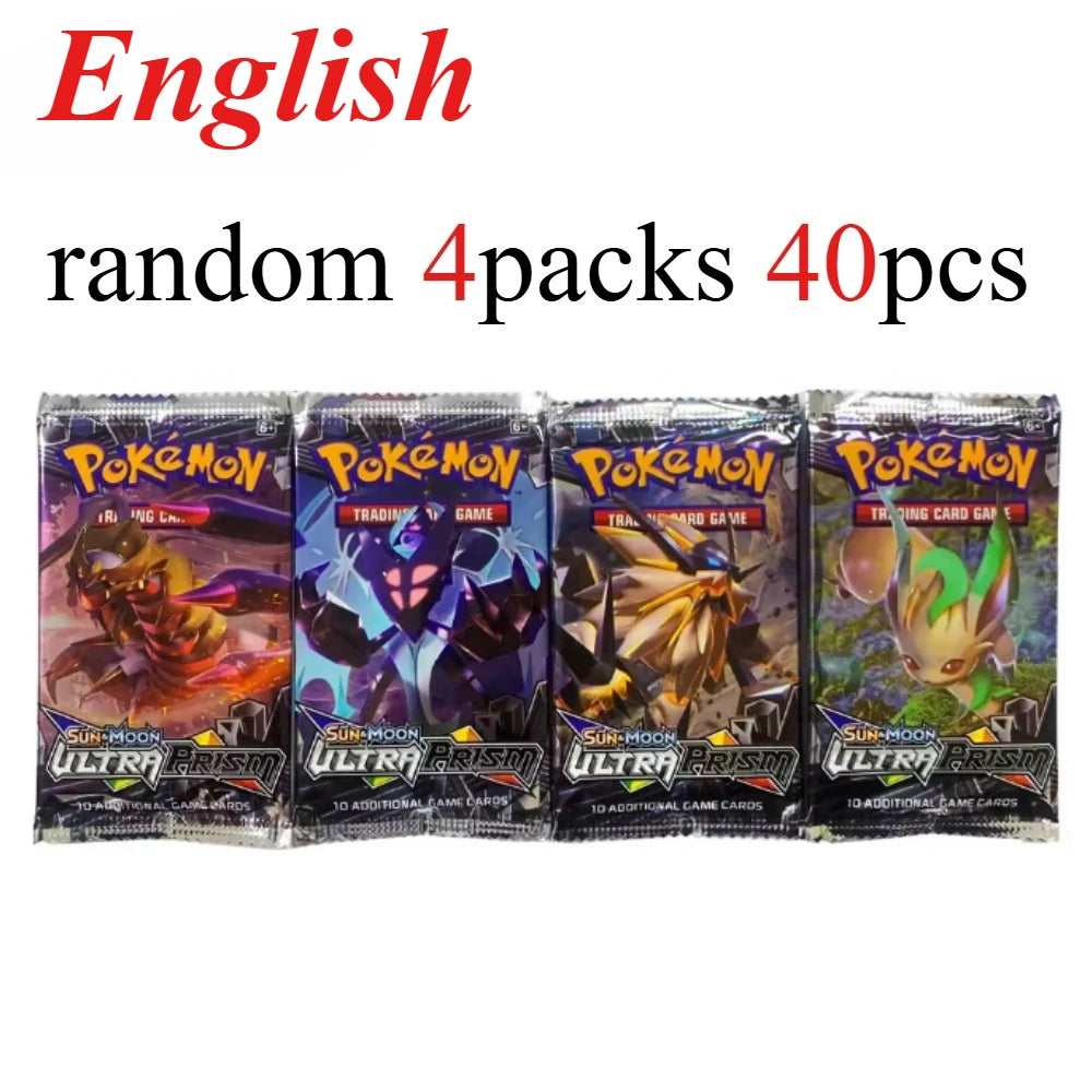 40 Pcs Pokemon Card Prismatic 151 Evolutions English Booster Battle Pokemon Card Game Carte Trading Collection Cards Gift