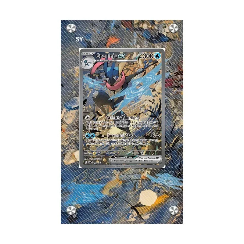 Pokemon Self-Made Acrylic Cartoon Anime Peripheral Articuno Mewtwo Charizard Gengar Wobbuffet Psyduck Kingdra Card Display Stand