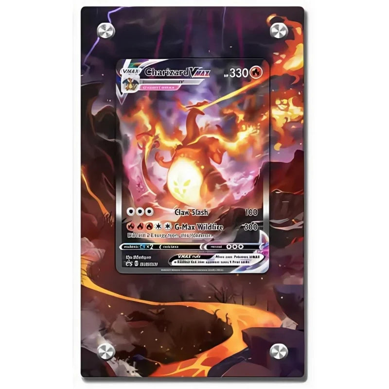 Pokemon Self-Made Acrylic Cartoon Anime Peripheral Articuno Mewtwo Charizard Gengar Wobbuffet Psyduck Kingdra Card Display Stand