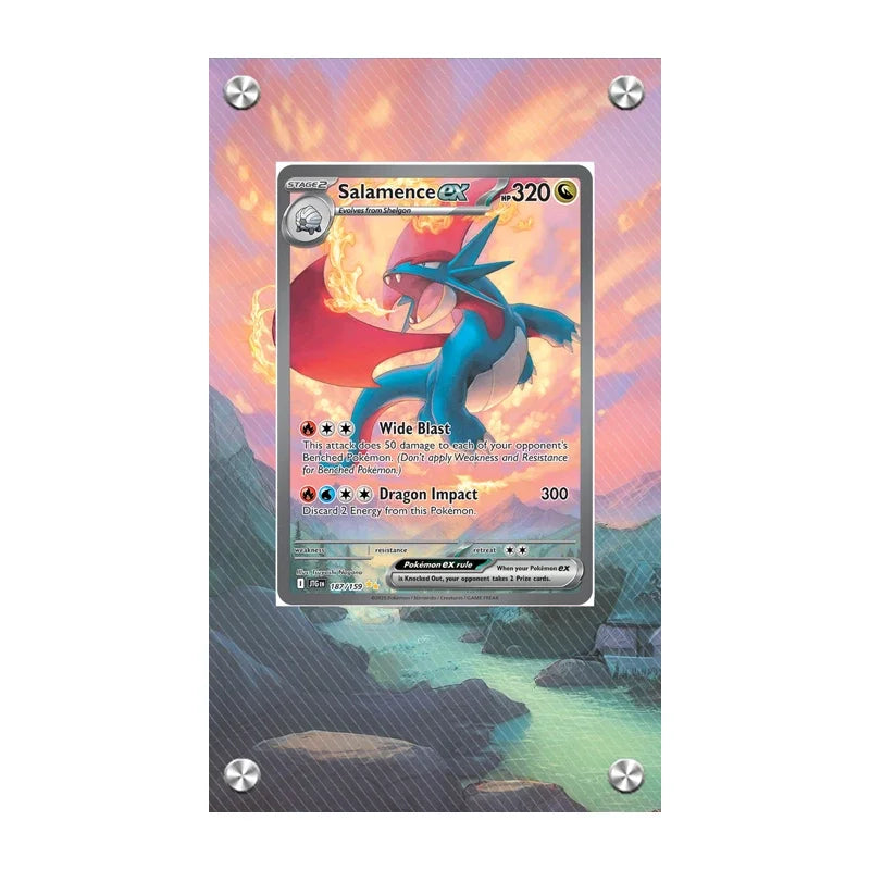 Pokemon Self-Made Acrylic Cartoon Anime Peripheral Articuno Mewtwo Charizard Gengar Wobbuffet Psyduck Kingdra Card Display Stand
