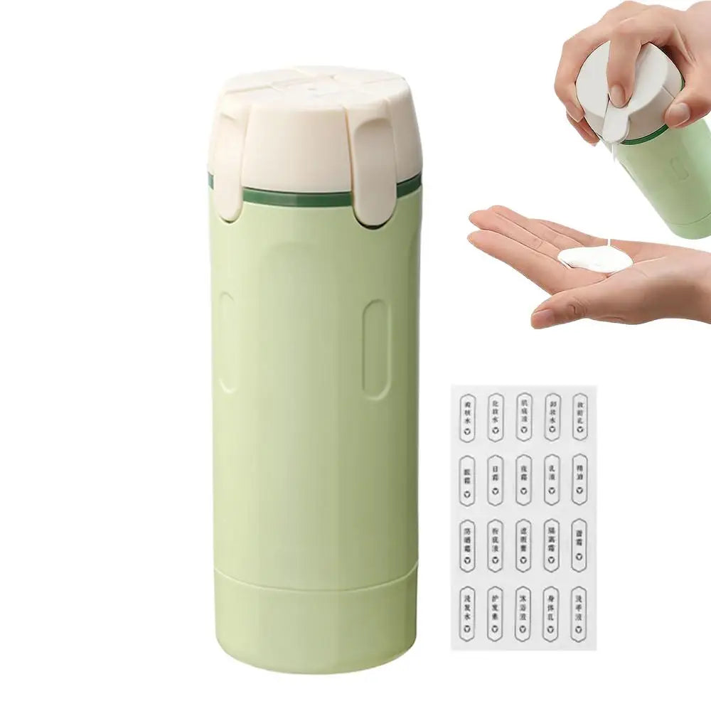 4-in-1 Travel Refillable Dispenser Bottles – Leak-Proof Portable Toiletry & Cosmetic Container