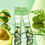 12 piece avocado bubble facial mask set - deep cleansing and moisturizing with glycerin, suitable for all skin types