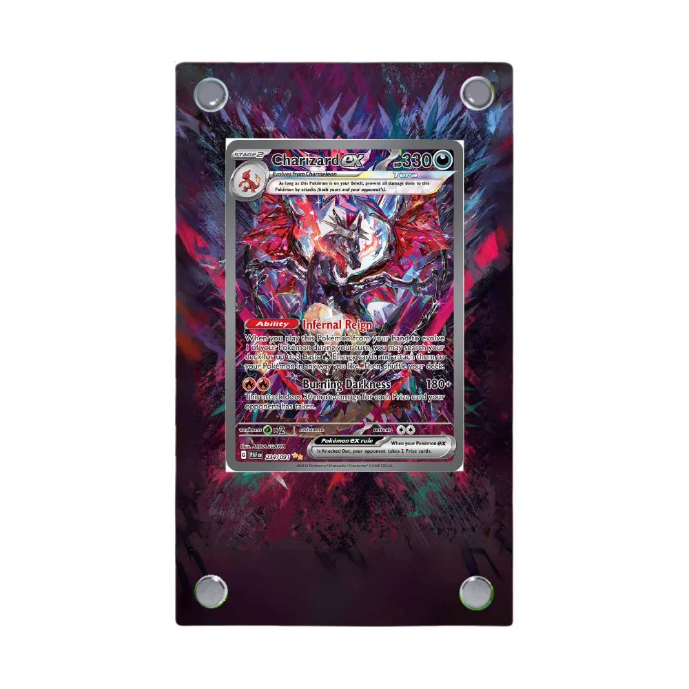 Pokemon Self-Made Acrylic Cartoon Anime Peripheral Articuno Mewtwo Charizard Gengar Wobbuffet Psyduck Kingdra Card Display Stand