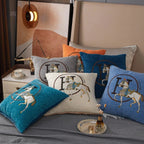 DecorBites™ Cotton Home Logo Pillow Cover – Decorative Throw