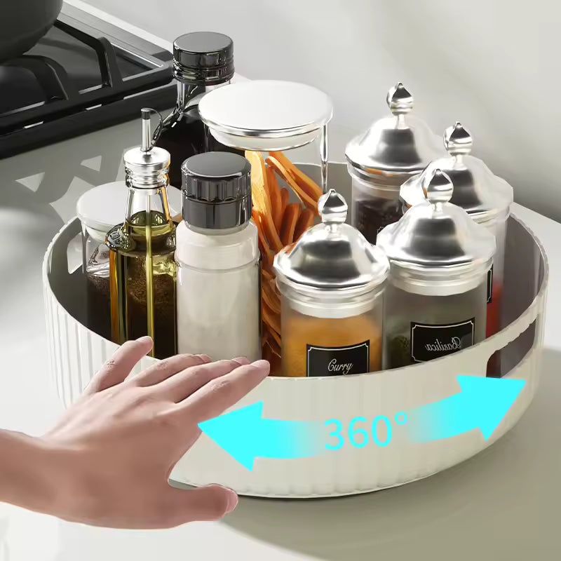 360° Rotatable Kitchen & Bathroom Storage Organizer Box