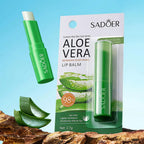 Aloe Vera Hydrating Lip Balm with Vitamin Essence | Moisturizing Repair Lipstick for Soft, Smooth Lips