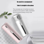 4-in-1 Travel Dispenser Bottle – Refillable Leak-Proof Shampoo, Lotion & Body Wash Container