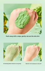 12 piece avocado bubble facial mask set - deep cleansing and moisturizing with glycerin, suitable for all skin types